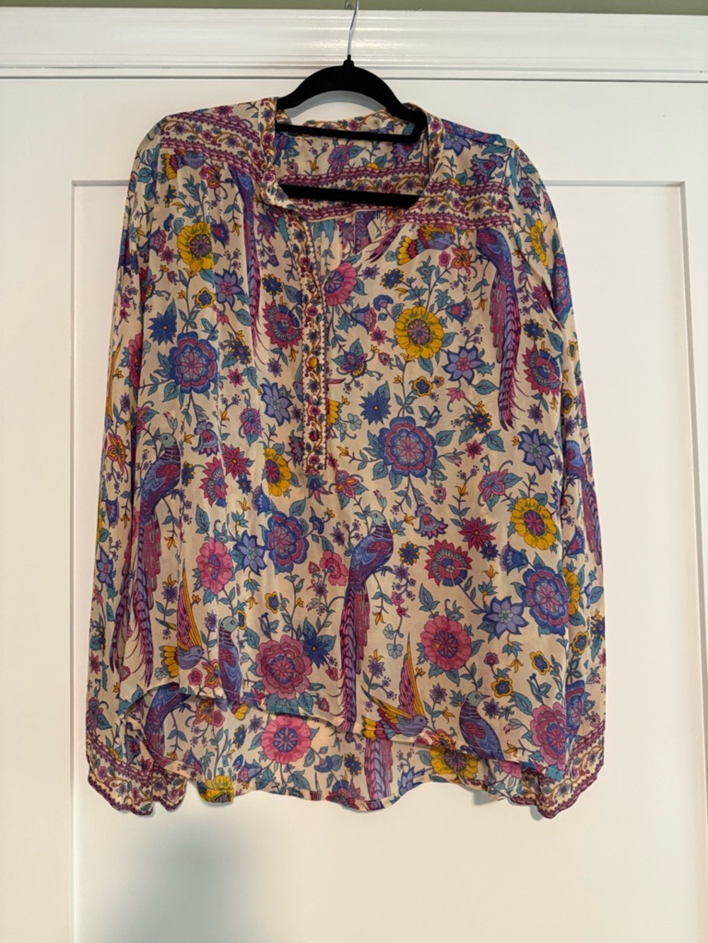 Spell Love Bird Peasant Blouse